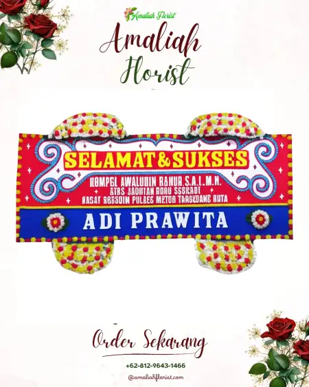 Papan Bunga Ucapan Selamat Sidowarno
